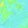 Mappa topografica Anchais, altitudine, rilievo