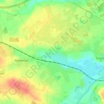 Mappa topografica Nox, altitudine, rilievo