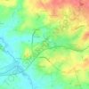 Mappa topografica Les Jardins de Puy-Guyon, altitudine, rilievo
