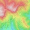 Mappa topografica Villaggio degli Aracci, altitudine, rilievo
