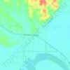 Mappa topografica Olive Branch, altitudine, rilievo