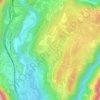 Mappa topografica Raas, altitudine, rilievo