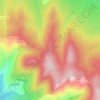 Mappa topografica El Poyato, altitudine, rilievo