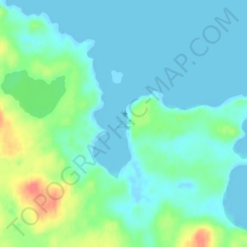Mappa topografica Pauloff Harbor, altitudine, rilievo
