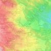Mappa topografica El Vergel, altitudine, rilievo