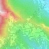 Mappa topografica Contrà Falzoie, altitudine, rilievo