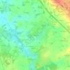 Mappa topografica Le Champ Cartier, altitudine, rilievo