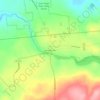 Mappa topografica Saint Regis Falls, altitudine, rilievo