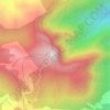 Mappa topografica Pedra da Macela, altitudine, rilievo