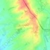 Mappa topografica Thimbleby, altitudine, rilievo