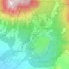 Mappa topografica Langkaan, altitudine, rilievo