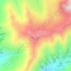 Mappa topografica Kreuzjöchl, altitudine, rilievo