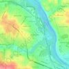 Mappa topografica Windsor Forest, altitudine, rilievo