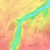 Mappa topografica L'Arboussière, altitudine, rilievo