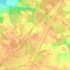 Mappa topografica Cheltenham Acres, altitudine, rilievo