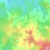 Mappa topografica La Garenne, altitudine, rilievo