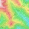 Mappa topografica Ricchetta, altitudine, rilievo