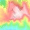Mappa topografica Kelly Creek Mountain, altitudine, rilievo