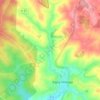 Mappa topografica Librecy, altitudine, rilievo