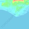 Mappa topografica Tengib, altitudine, rilievo