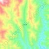 Mappa topografica 长沟河镇, altitudine, rilievo