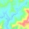 Mappa topografica Berry Mill, altitudine, rilievo