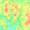 Mappa topografica Henderson, altitudine, rilievo
