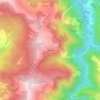 Mappa topografica Rovereto, altitudine, rilievo