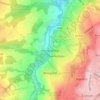 Mappa topografica Shotley Bridge, altitudine, rilievo
