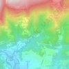 Mappa topografica Mortisa, altitudine, rilievo