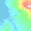 Mappa topografica Pingalay, altitudine, rilievo
