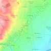 Mappa topografica San Pedro, altitudine, rilievo