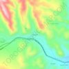 Mappa topografica Azangaro, altitudine, rilievo