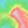 Mappa topografica Pic de Morgon, altitudine, rilievo
