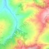 Mappa topografica Vogno, altitudine, rilievo