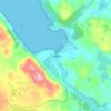 Mappa topografica Poolewe, altitudine, rilievo