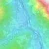 Mappa topografica Tenneck, altitudine, rilievo