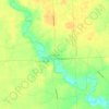 Mappa topografica Brockway, altitudine, rilievo