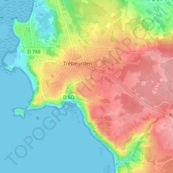 Mappa topografica Bérivoalan, altitudine, rilievo