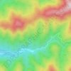 Mappa topografica Rocca dei Corvi, altitudine, rilievo