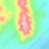 Mappa topografica White Horse Mountain, altitudine, rilievo