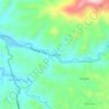 Mappa topografica Tamarindos, altitudine, rilievo