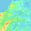 Mappa topografica Fond Sarrail, altitudine, rilievo
