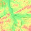 Mappa topografica Sevierville, altitudine, rilievo