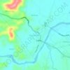 Mappa topografica Kalamunding, altitudine, rilievo