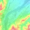 Mappa topografica Bassa, altitudine, rilievo
