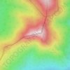 Mappa topografica La Peñota, altitudine, rilievo