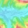 Mappa topografica Le Plan, altitudine, rilievo