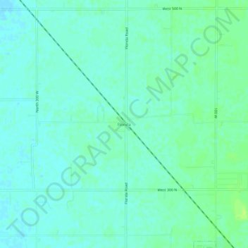 Mappa topografica Florida, altitudine, rilievo