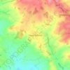 Mappa topografica Upper Bentley, altitudine, rilievo